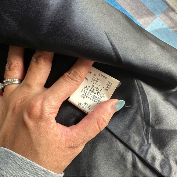 Fidelity // by Gerald & Stewart/ Wool black Pea Coat Size M - Picture 6 of 14